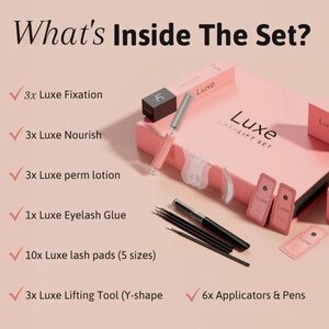 Luxe Lashlift & Tint Sets lash lift